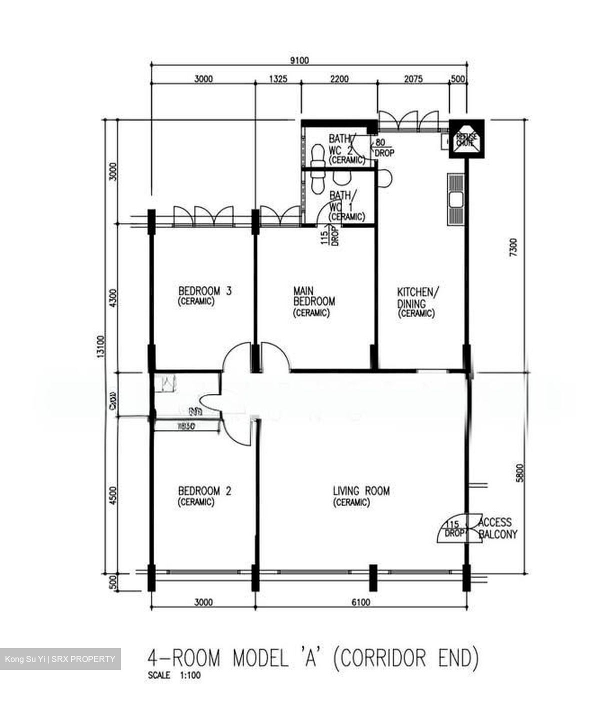 Blk 634 Yishun Street 61 (Yishun), HDB 4 Rooms #553833721